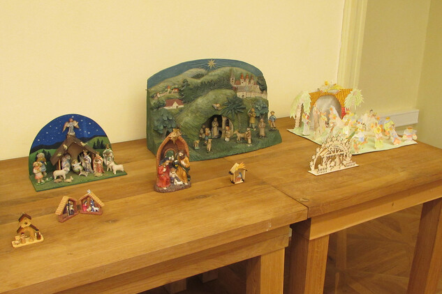 Přednáška o třebíčském betlémářství, ukázka vystavených betlémů